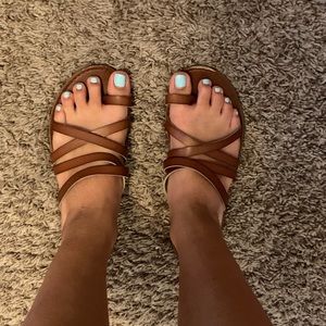 Brown sandals
